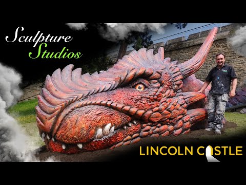 How We Made Lincoln Castle's New Dragon by Sculpture Studios