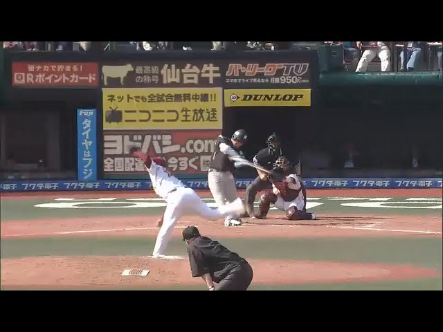 【7回表】追いつかれるもすぐさま勝ち越し マリーンズ・角中が決めた!! 2015/5/17 E-M