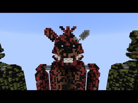 Minecraft FNAF Statue | Phantom Foxy