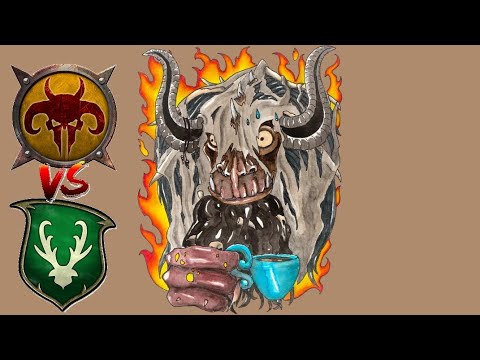 THE DREADED WARHERD ! Beastmen vs Wood Elves - Total War Warhammer 2