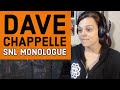 Dave Chappelle - Stand-up Monologue (SNL)  -  REACTION