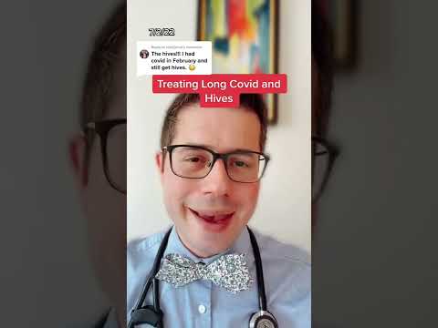 How to treat hives from COVID-19 #covid19 #allergies