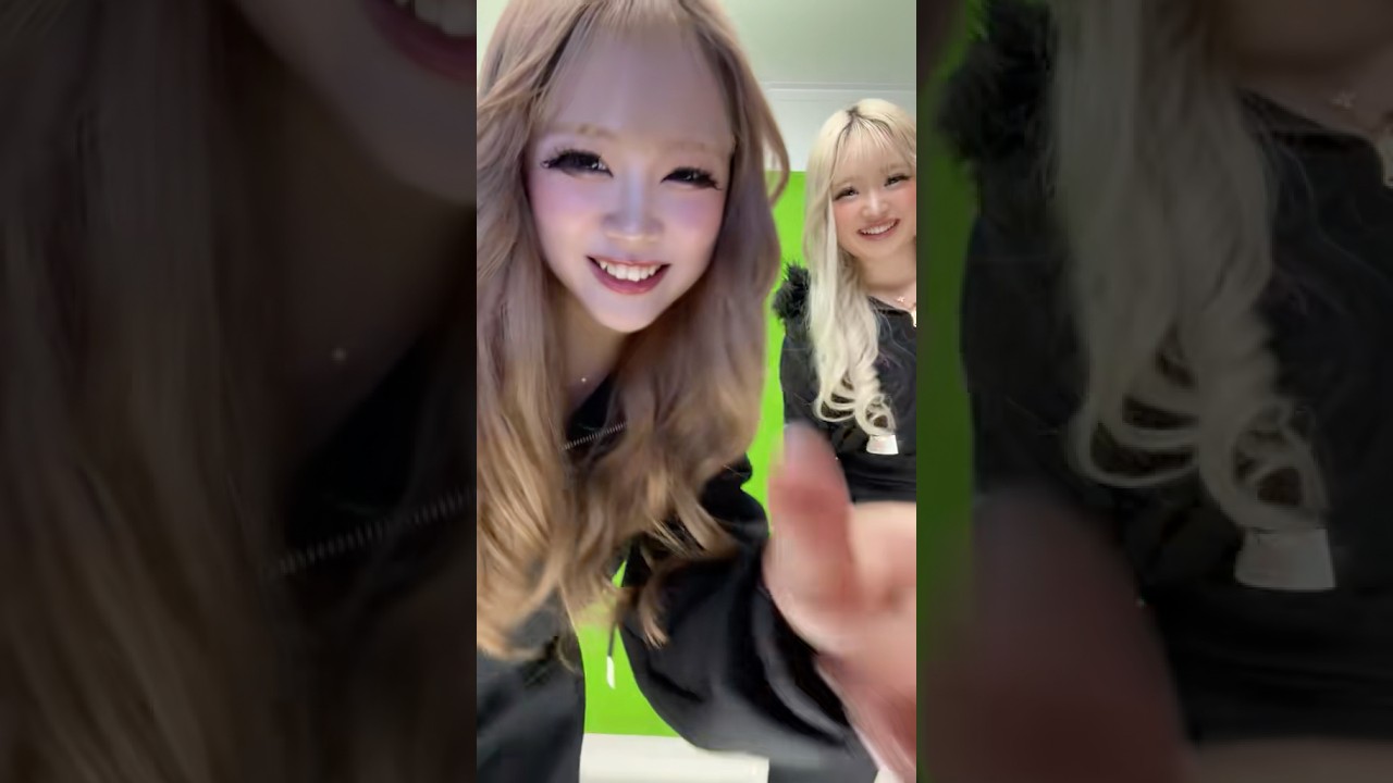 お泊まり会たのしすぎ🩵 #ららちゅーぶ #れみらら#ギャル #kogyaru #コギャル