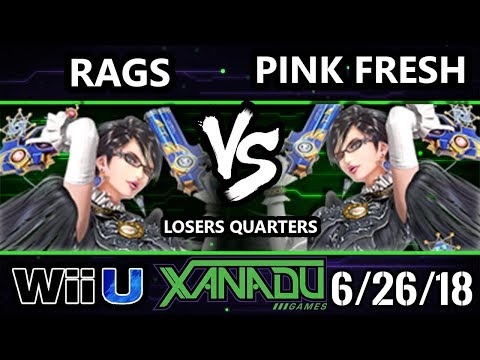 S@X 256 Smash 4 - Rags (Bayonetta) Vs. VGBC | Pink Fresh (Bayonetta) - Wii U Losers Quarters