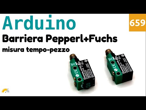 Misura di un pezzo con barriera laser Pepperl+Fuchs e Arduino - Video 659