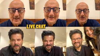Anil Kapoor's LIVE MASTI With Neighbour & Friend Anupam Kher On Video Call