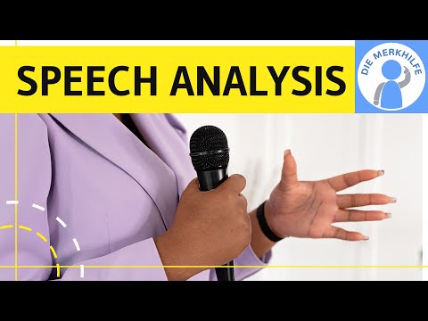 (Political) speech analysis - Analyzing political speeches in English - Structure, organization, ...