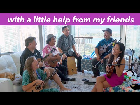 Beatles - With a Little Help from My Friends // Cynthia Lin Ukulele Play-Along [CC Chords + Lyrics]