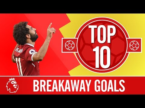 TOP 10: The best breakaway goals in the Premier League | Mane, Salah, Gerrard