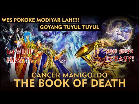 Cancer Deathmask + The Book Of Death "Deathnote Of Cancer" - Saint Seiya Awakening
