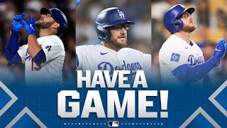 Have a game, Max! Muncy goes 4-5 with 3 HOME RUNS! ???? ???? (1st three-homer game of 2026!)