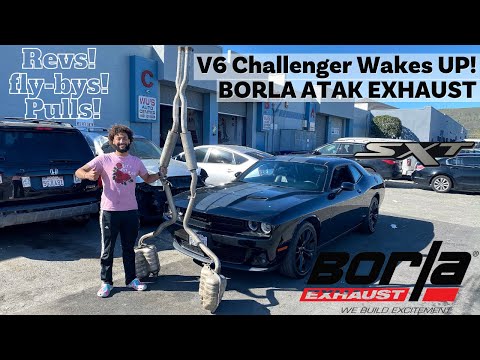 Challenger V6 SXT Borla ATAK Exhaust | Best Sounding Exhaust | *3.6L Wakes Up & It Sounds Amazing*