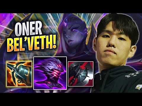 ONER DOMINATING WITH BEL'VETH! - T1 Oner Plays Bel'veth JUNGLE vs Nidalee! | Season 2023