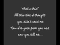 Jordin Sparks - Now You Tell Me (Lyrics)
