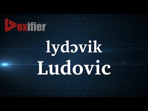 How to Pronunce Ludovic in French - Voxifier.com