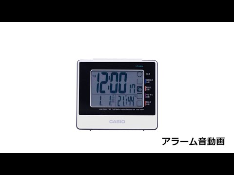 目覚まし時計 【wave ceptor（ウェーブセプター）】 ブラック