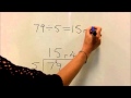 Short Division with Remainders Years 5 to 6