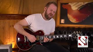 Video thumbnail for 2021 Gibson Les Paul Custom Jerry Cantrell "Wino" Aged & Signed #020 | Guitar Demo by Ten Guitars TV