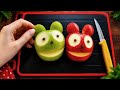 Easy Apple Carving Ideas For Kids Parties