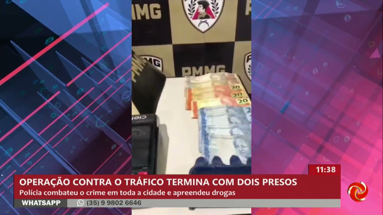 Operação contra oo tráfico de drogas termina com dois presos em Itanhandu