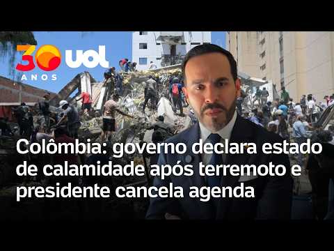 Presidente da Colômbia declara estado de calamidade pública após terremoto e monta gabinete de crise