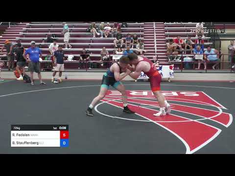 72 Kg Rr Rnd 1 - Richard Fedalen, Warhawks Wrestling Vs Braden Stauffenberg, Illinois 103f