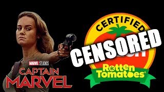MARVEL CENSORS ROTTEN TOMATOES SITE TO COVER UP CAPTAIN MARVEL EMBARRASSMENT!