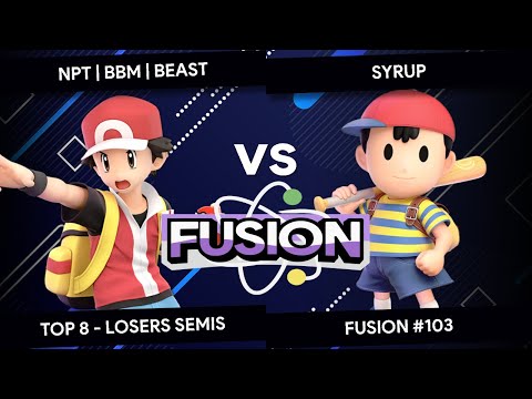 Fusion #103 - Beast (Pokemon Trainer) vs Syrup (Ness) - Top 8 - Losers Semis