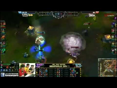 TPA Bebe Lucian VS SAJ Game 3 Semi Highlights   2014 GPL Winter MUST SEE