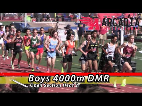 2022 TF - Arcadia Invite - DMR 4000 Meters (Boys, Open, Heat 2 of 2)