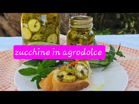 Zucchine in agrodolce