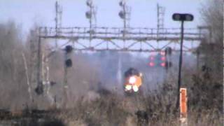 preview picture of video 'Railfanning with Youtube user x1sspic - VIA 57 past Gananoque Station'