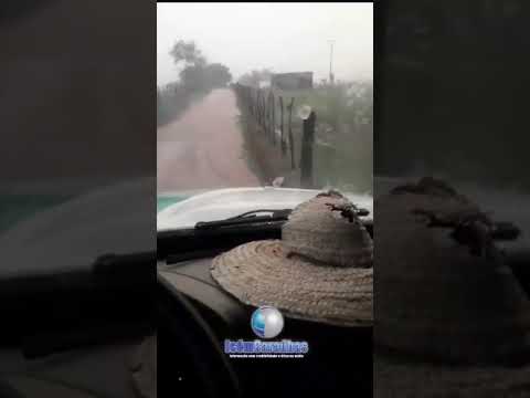 Chuva de granizo atinge município no Oeste do Rio Grande do Norte; veja vídeo