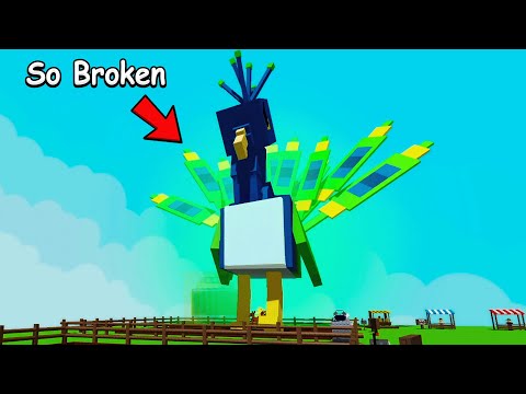 Trading for a GODLY Mega Peacock... (Most Broken Pet)