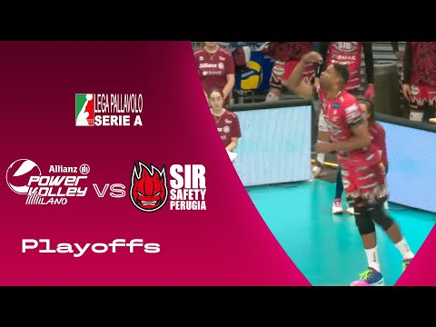 Milano vs Perugia | Highlights | SuperLega | Playoffs