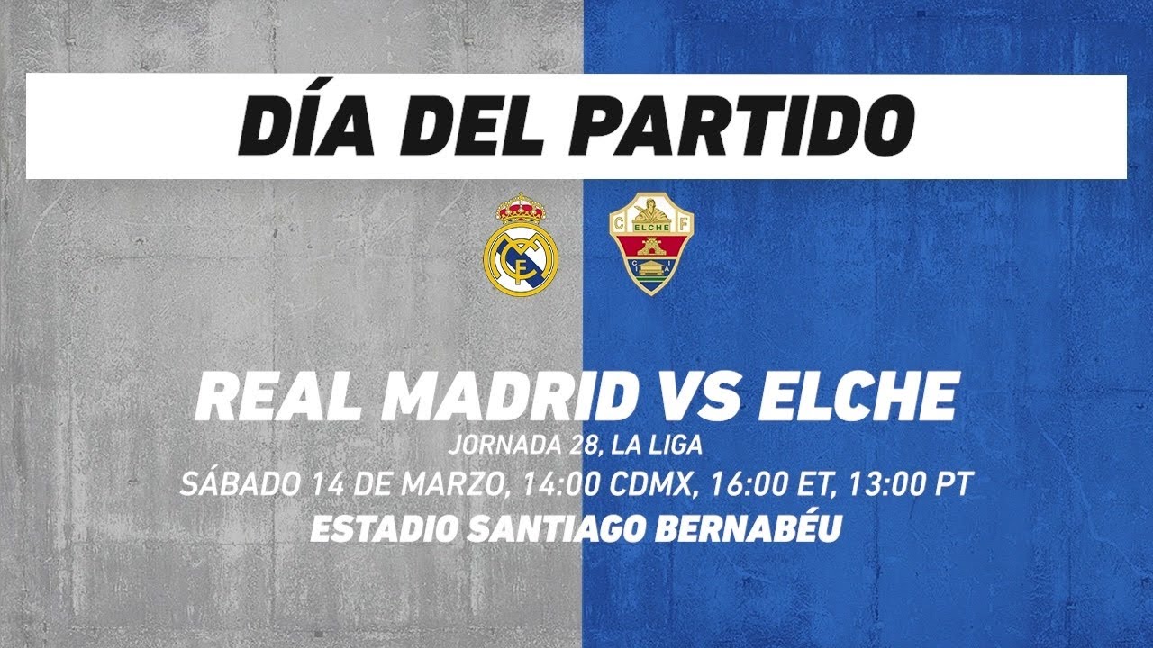 Real Madrid vs Elche, frente a frente: Futbol