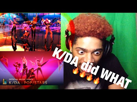 K/DA - POP/STARS MUSIC VIDEO AND 2018 OPENING CEREMONY | REACTION!! | M1GHTY JAY