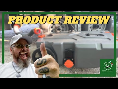 PRODUCT REVIEW ~ Camco 36-Gallon Rhino Portable RV Waste Holding Tank