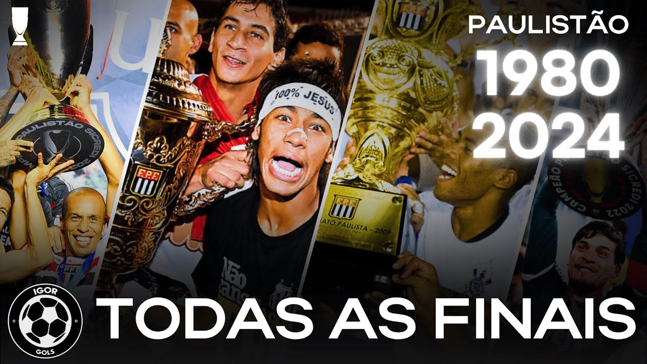 Todas as FINAIS do Paulistão | 1980-2024