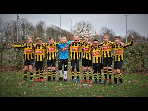 ASV Dronten JO11-1 - DOS Kampen JO11-1, Kampioenswedstrijd 2019 (1-8)