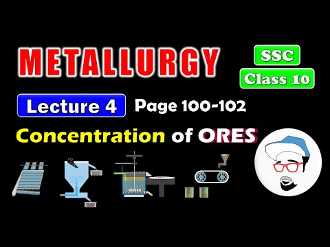 Metallurgy, Lecture 4 | Class 10 SSC | Metallurgy, Concentration of ores