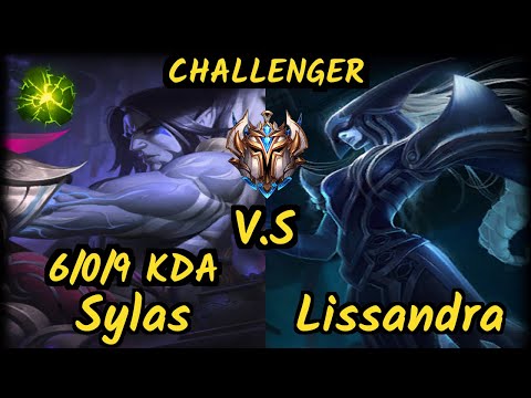 SUP Frozen (SYLAS) vs LISSANDRA - 6/0/9 KDA TOP CHALLENGER GAMEPLAY - EUW