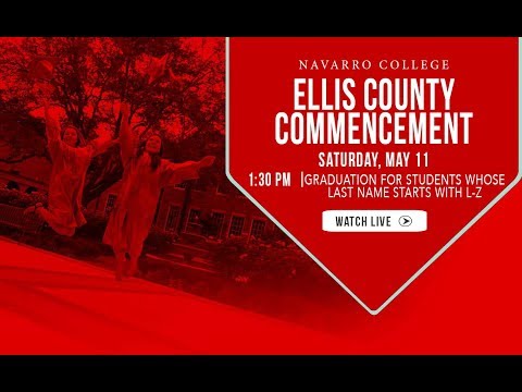 2019 Navarro College 1:30PM Commencement (Ellis County)