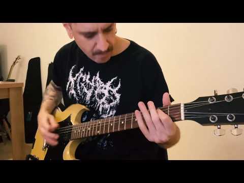 bastard priest - ghouls of the endless night [guitar cover]