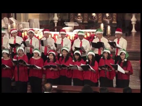 Gloria in excelsis deo konser natal 2015 saint peter choir katedral jakarta