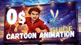 Cartoon Animation, with 0$ - Tutorial for beginners using 100% free AI & tools