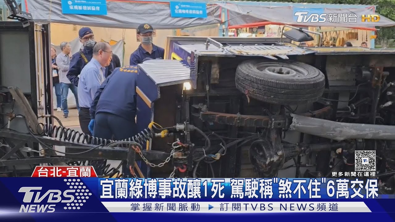 宜蘭綠博事故釀1死 駕駛稱「煞不住」6萬交保