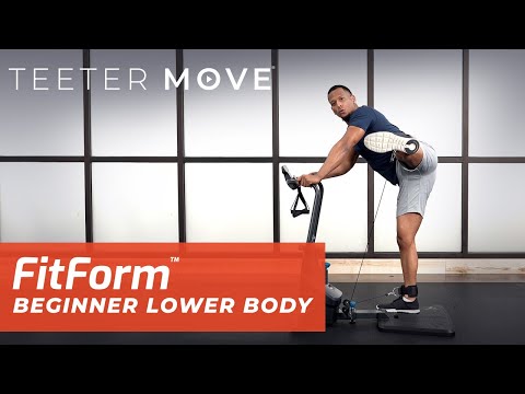 35 Min Beginner Lower Body Workout | FitForm Home Gym | Teeter Move