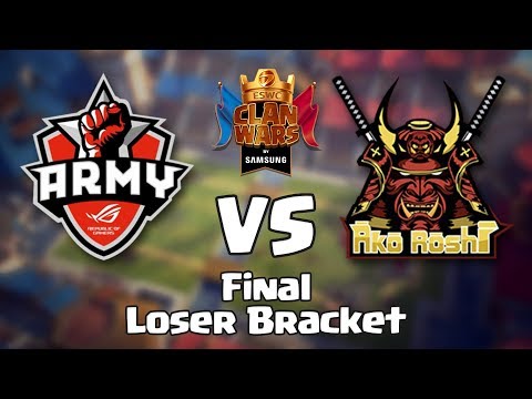 ESWC Clan Wars by Samsung - Asus Rog Army vs Ako Roshi