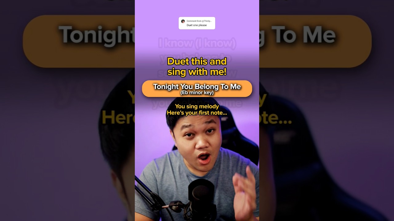 Tonight You Belong To Me OPEN DUET